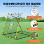 VEVOR Baseball And Softball Rebounder Net 4x4.5 Ft PitchBack Adjustable Angles