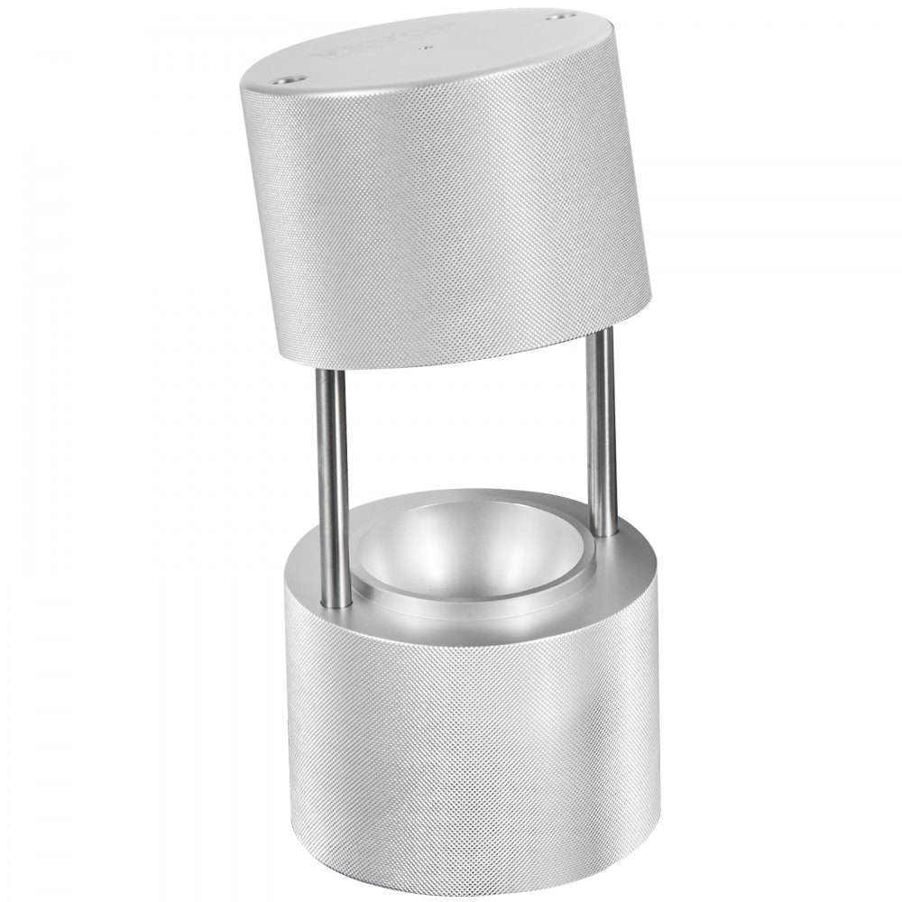 VEVOR ijsblokjesmachine ijsblokjesvormenset 60 mm, ijsblokjesvorm ijsbalvorm met lekbak & ijstang & glas, duurzame ijsblokjesvormen ijsblokjescontainer zilver whisky, Americano