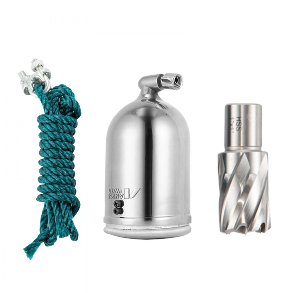 VEVOR Magnetic Drill 220V-240V Magnetic Drilling Machine 980W, Metal Drill Press High Power  680 rpm, Multi-Function Metal Drill Press 35MM Core Drilling Machine for Drilling And Tapping