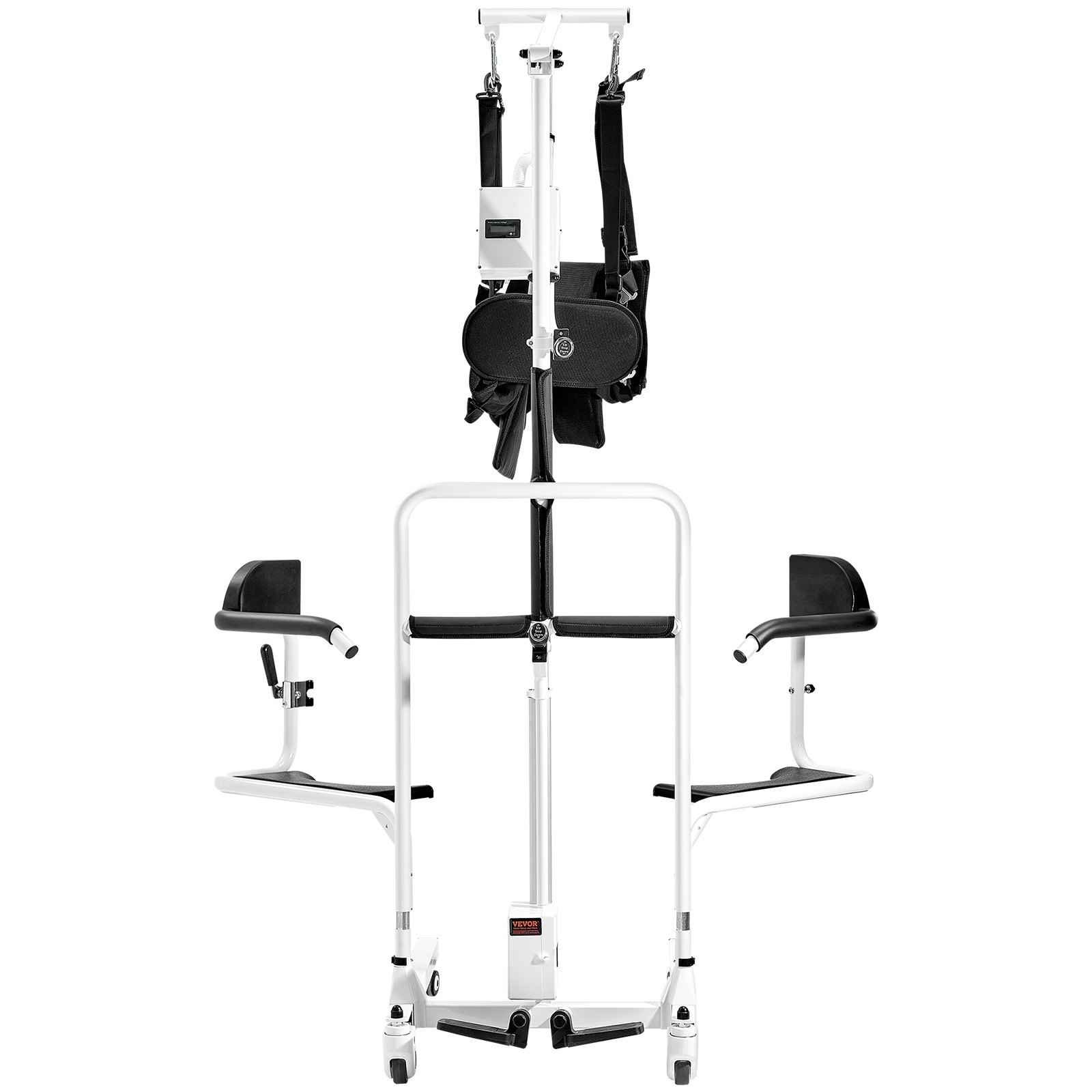 VEVOR Elektrische Patiëntenlift, Elektrische Liftrolstoel met Draagband en Verstelbare Hoogte, Toilet-/Douchestoel naast het bed met 180°-gesplitste zitting en bedpan voor gehandicapte senioren, Draagvermogen 100 kg