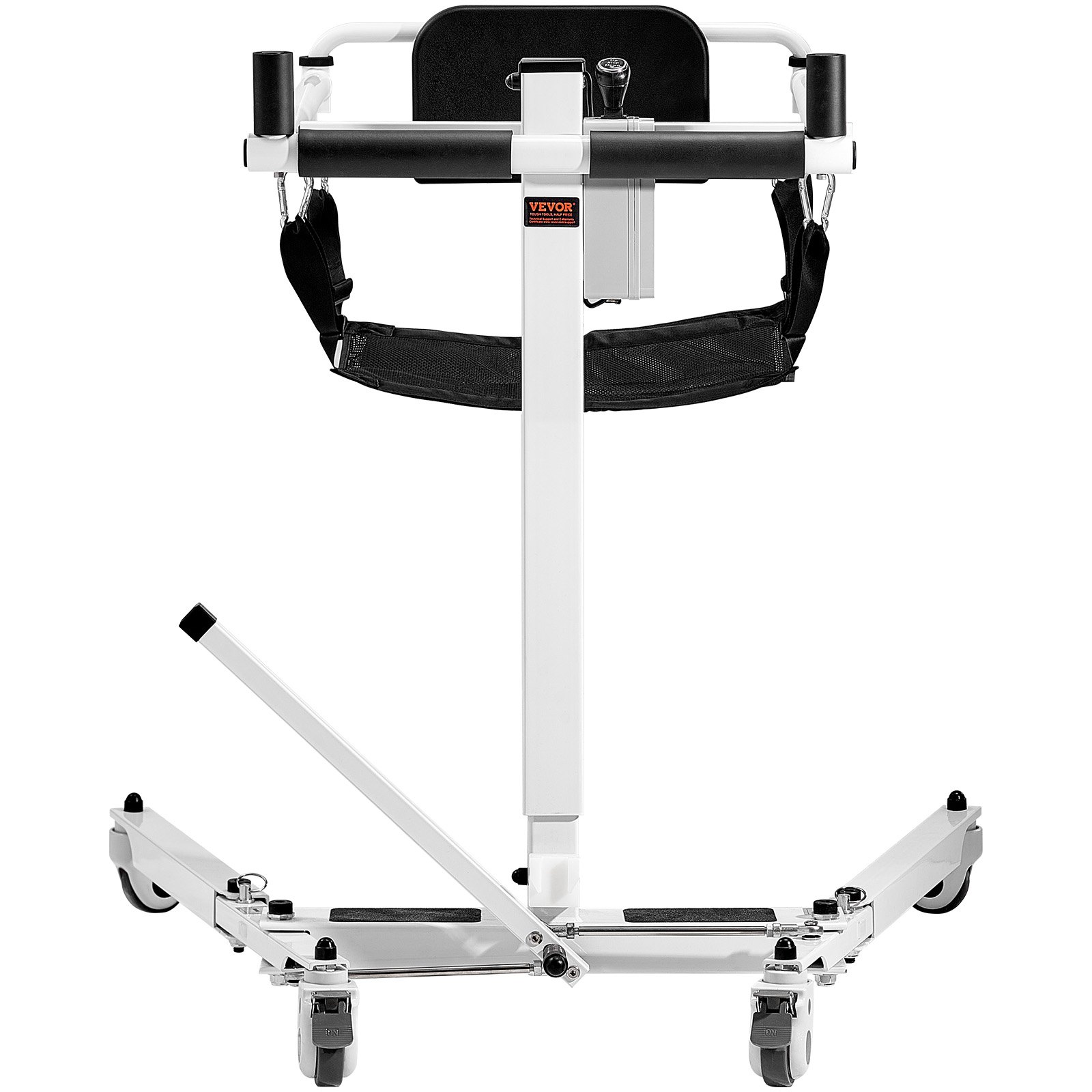 VEVOR Electric Patient Lift Transfer Chair, Foldable Patient Lift Wheelchair for Home Car, Height & Width Adjustable | Portable Bedside Commode Shower Chair for Elderly Disabled Handicapped, 220LBS