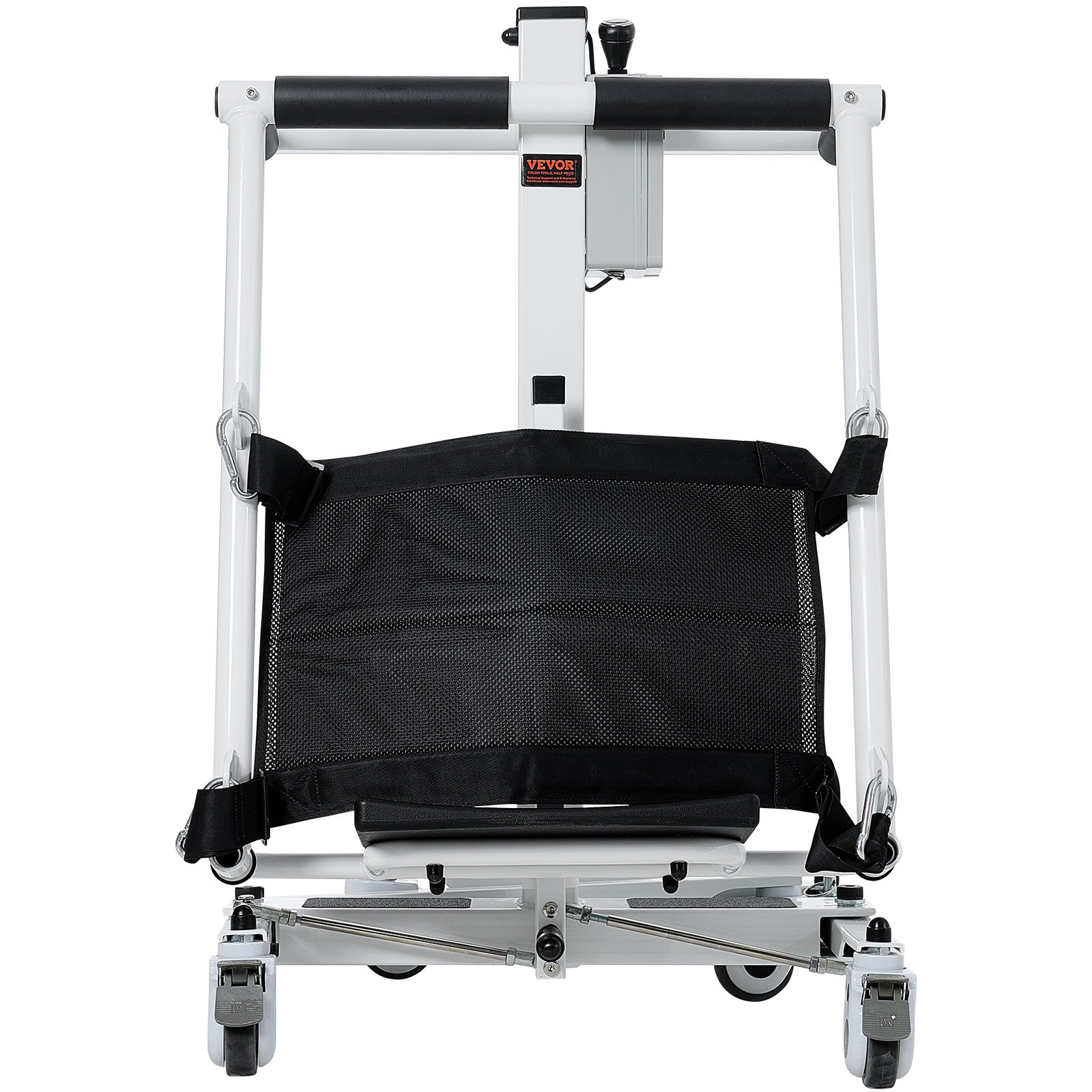 VEVOR Electric Patient Lift Transfer Chair, Foldable Patient Lift Wheelchair for Home Car, Height & Width Adjustable | Portable Bedside Commode Shower Chair for Elderly Disabled Handicapped, 220LBS