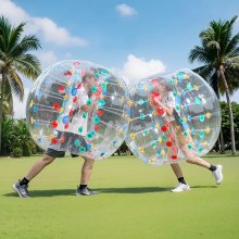 VEVOR Opblaasbare Bumperbal PVC Body Sumo Zorbbal 1,5 m 1 stuk Buiten