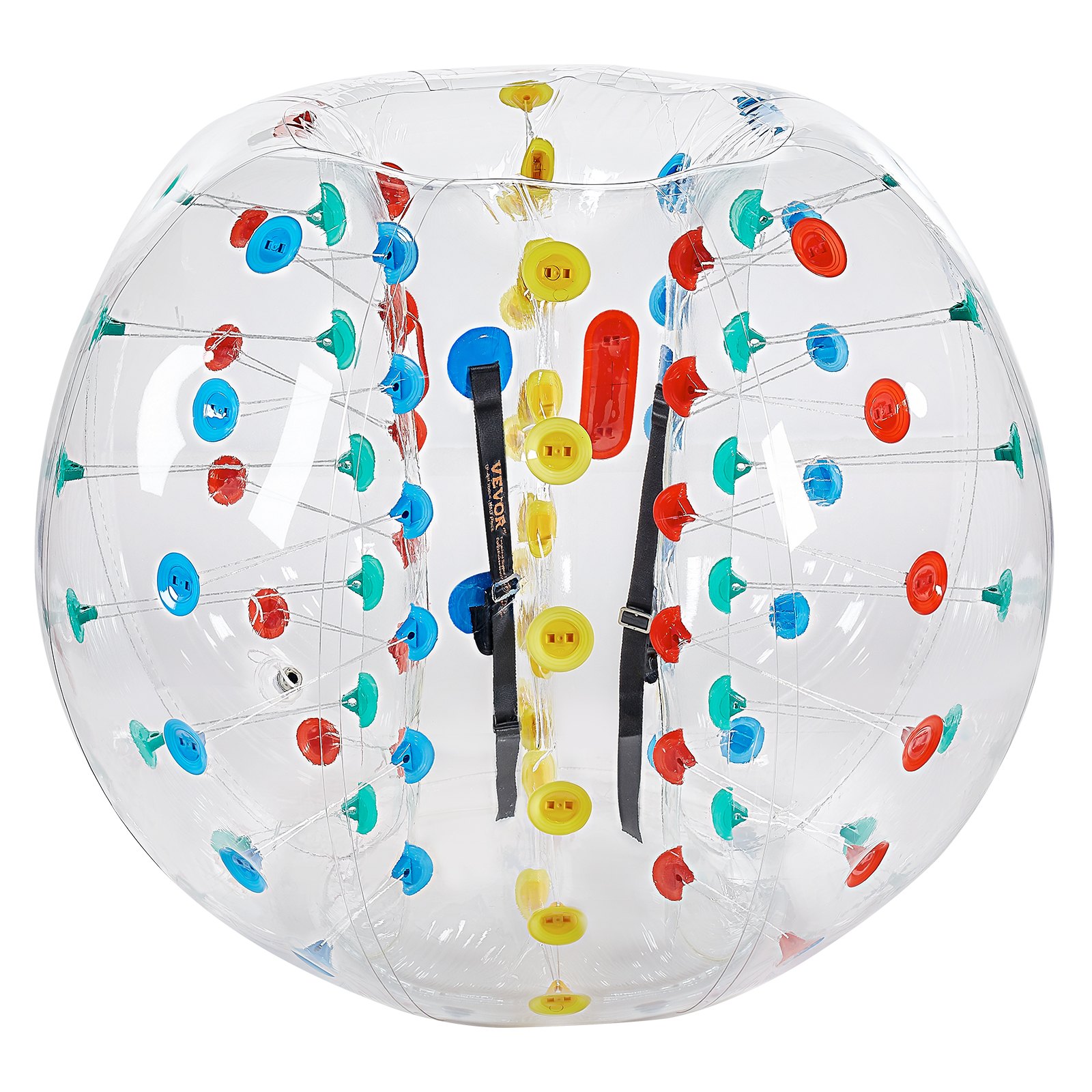 VEVOR Opblaasbare Bumperbal (1 st.) 1,5 m, 0,8 mm dikke PVC-botsingsbal voor buitensporten, teamspellen, buitenspeelgoed voor tuin, park, veelkleurig