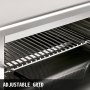 KITGARN Salamander Broiler Adjustable Grid Salamander Oven Wall Mounted Salamander Grill 2000W Electric Cheese Melter Stainless Steel Raclette Grill 50-300℃ Infrared Broiler for Home Commercial Use