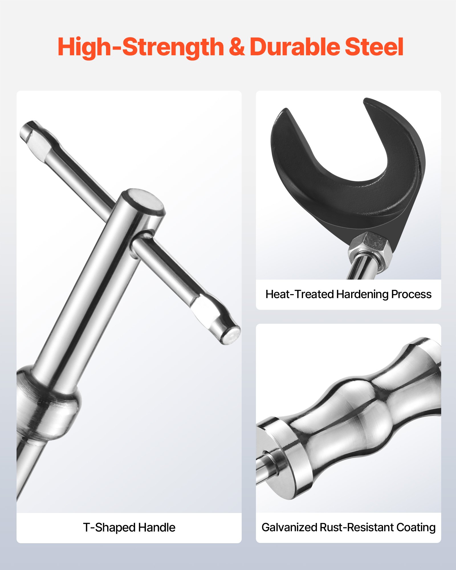 VEVOR Heavy Duty glijhamerset voor voorwielaandrijfastrekker, gereedschapsset voor binnenste homokinetische koppelingsastrekker met 5/8" 18 glijhamer en 2/2,5" vorkadapter