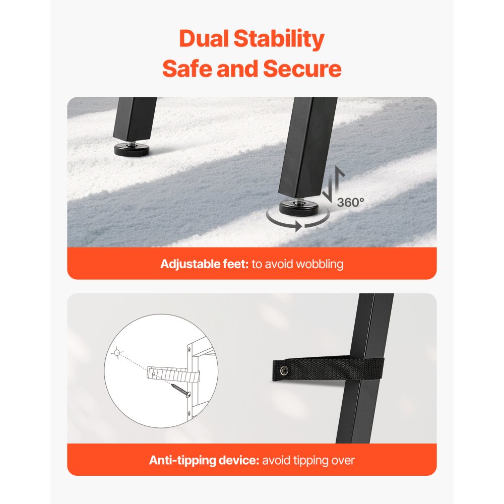 VEVOR smalle consoletafel entreetafel (lengte 180 cm / draagvermogen 45,3 kg), 2-laags haltafel bijzettafel banktafel met metalen frame, voor entree, hal woonkamer slaapkamer