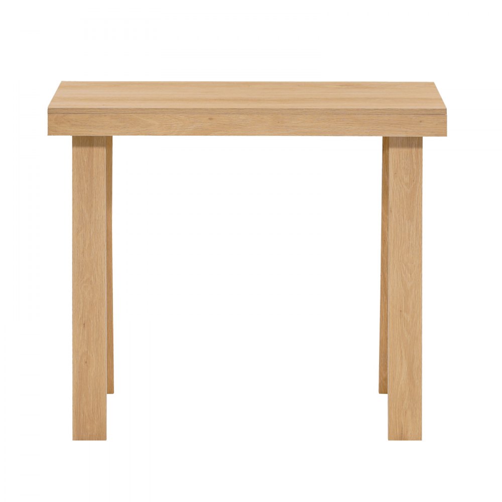 VEVOR Consoletafel, bijzettafel achter de bank (91,5 x 30,5 x 81 cm / L x B x H), rechthoekige bijzettafel van meerlaags plaatmateriaal voor hal, slaapkamer, woonkamer, entree, moderne haltafel van natuurlijk hout