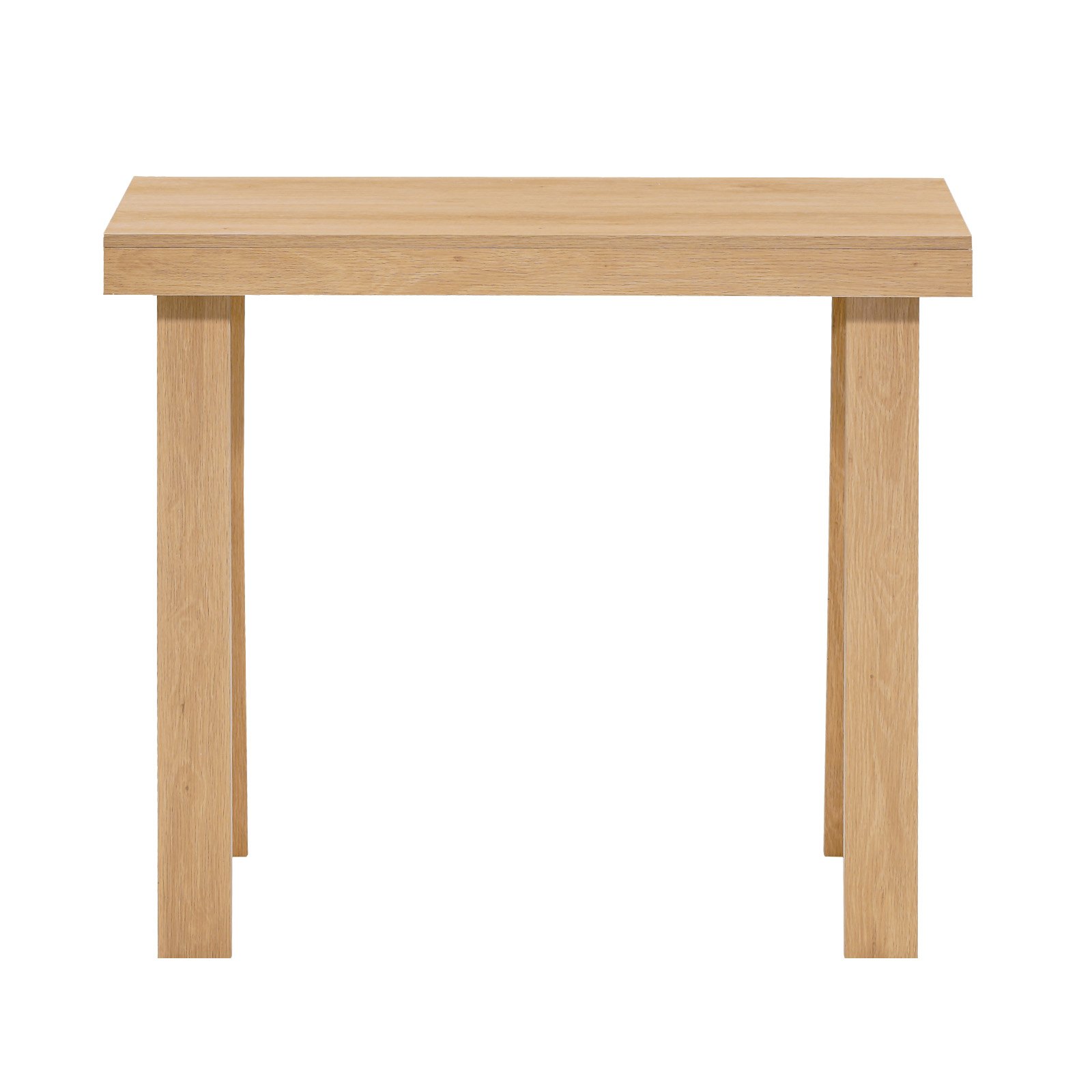 VEVOR Consoletafel, bijzettafel achter de bank (91,5 x 30,5 x 81 cm / L x B x H), rechthoekige bijzettafel van meerlaags plaatmateriaal voor hal, slaapkamer, woonkamer, entree, moderne haltafel van natuurlijk hout