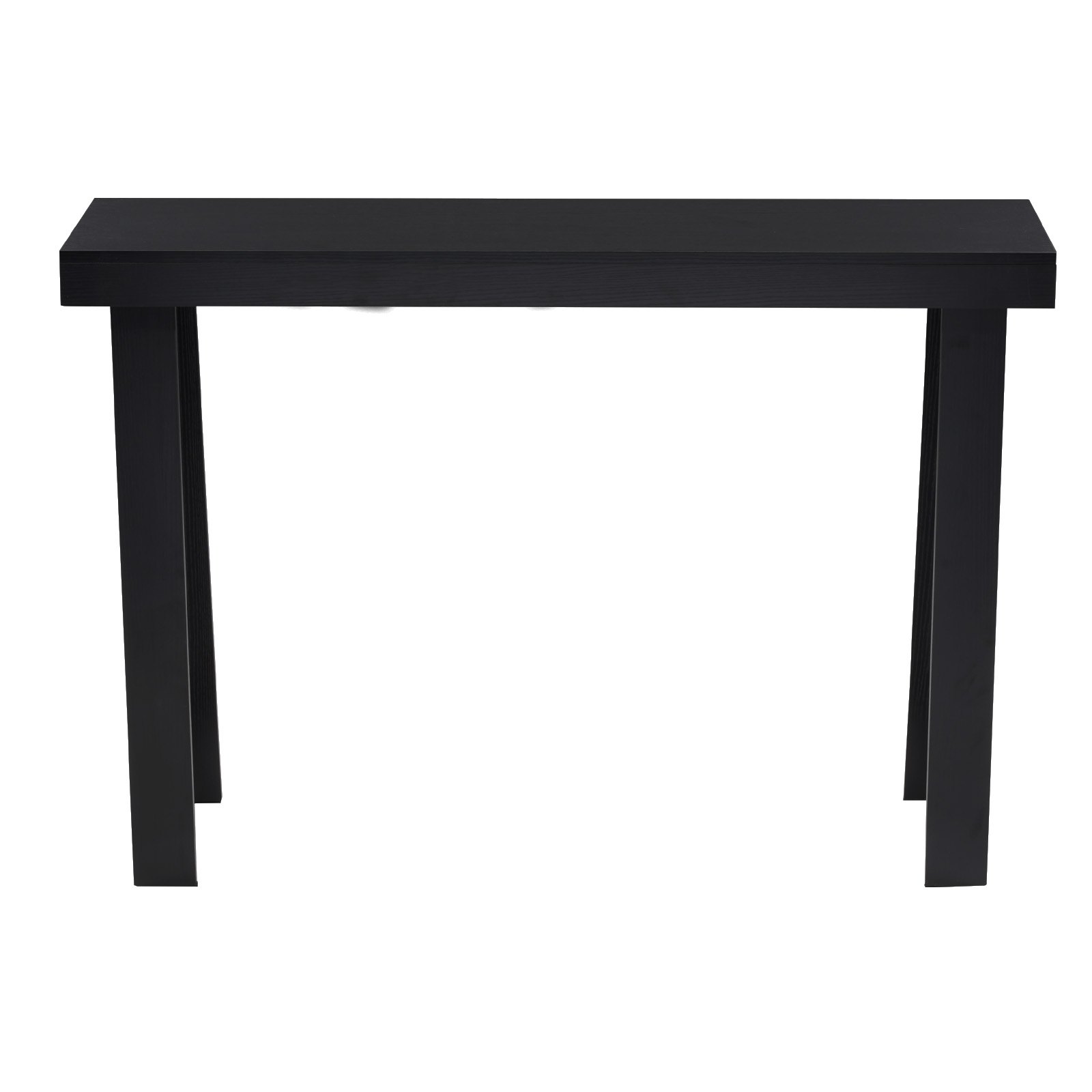VEVOR Consoletafel, bijzettafel achter de bank (118 x 30,5 x 81 cm / L x B x H), rechthoekige bijzettafel van meerlaags plaatmateriaal voor hal, slaapkamer, woonkamer, entree, zwart