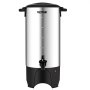 VEVOR Commerciële Warme Drankendispenser Koffie Warmwaterdispenser 50 Kopjes, 1000W Warmhoudcontainer Warmwaterdispenser 7,4L Warmhoudcontainer Sapemmer voor Kantoor, Feesten, Café, Picknicks etc.