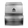 VEVOR Semi-Truck Step Tool Box, 610 x 695 x 645 mm Heavy Duty Aluminum Toolbox Side Mount, Waterproof Side Storage Saddle Step Box with T-Handle Lock & Keys for Semi Trucks, Flatbed Trailers