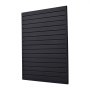 VEVOR Gereedschapswand 1230x1235x20 mm, PVC Garage Slatwall, 136 kg per paneel, Zwarte Wandorganizer, Slatwall Paneel met Koppelingsstructuur & DIY Zagen, Geschikt voor Opslag & Display