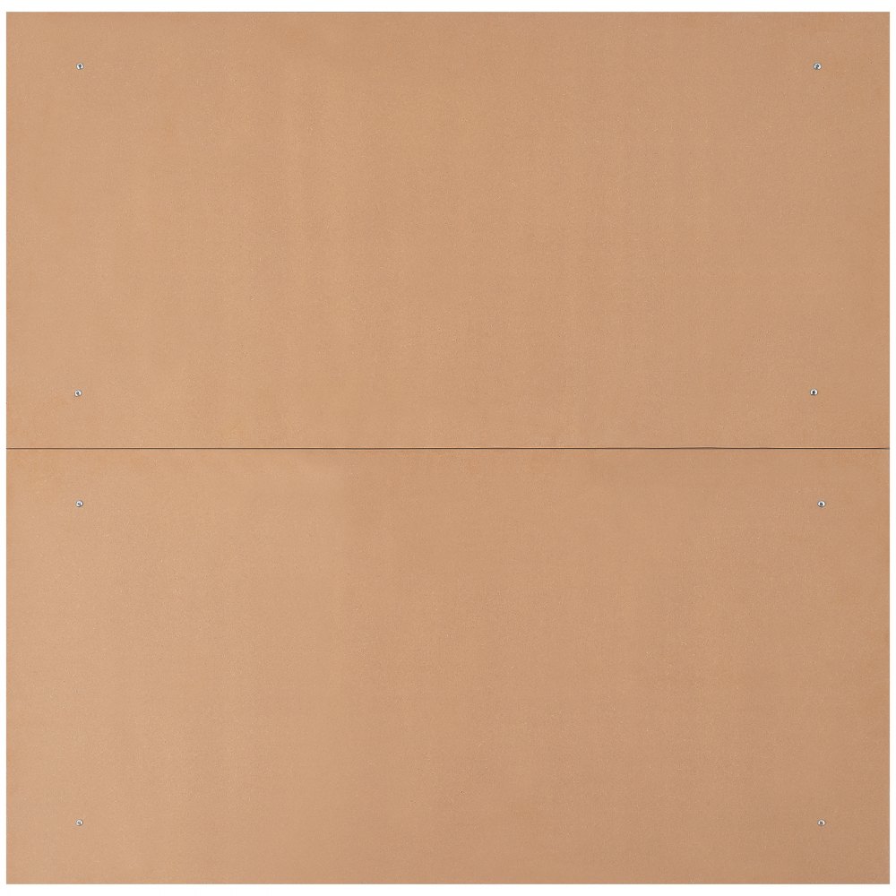 VEVOR Set van 2 Wandpanelen Gereedschapswand 129,1x129,1cm Wandpaneel MDF Gereedschapshouder Organizer, Slat Wall Slatwall Pegboard Wandmontage Ideaal voor Werkplaats Magazijn Kelder Werkbank Garage