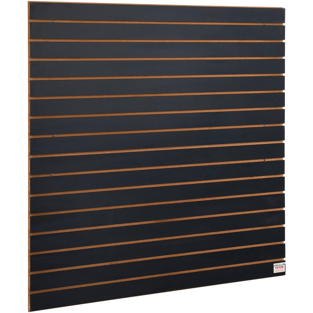 VEVOR Set van 2 Wandpanelen Gereedschapswand 129,1x129,1cm Wandpaneel MDF Gereedschapshouder Organizer, Slat Wall Slatwall Pegboard Wandmontage Ideaal voor Werkplaats Magazijn Kelder Werkbank Garage