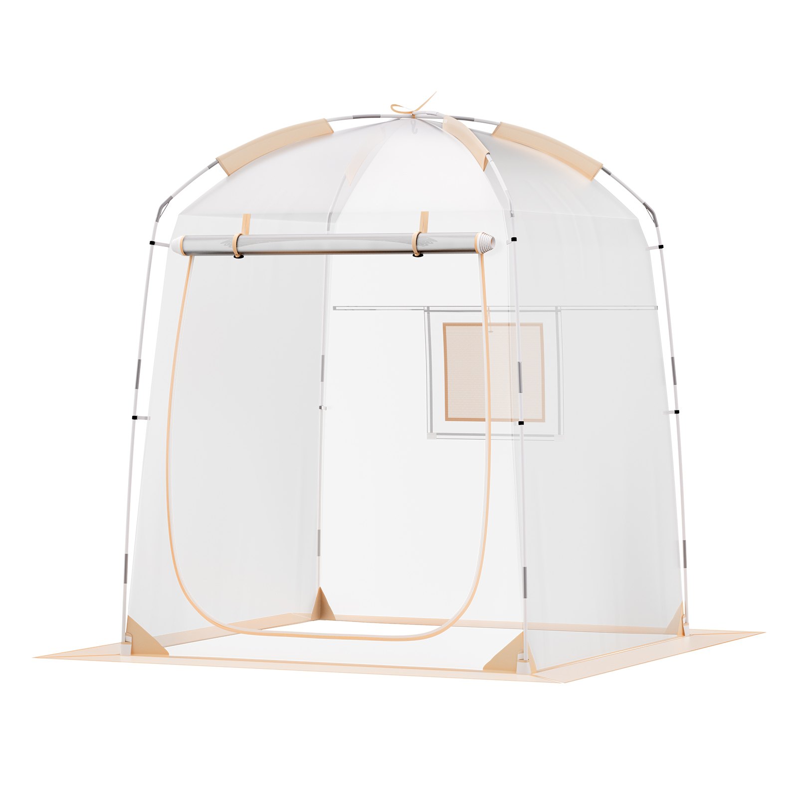 VEVOR 1-persoons sporttent, weerbestendige instanttent, buitenbubbeltent met helder zicht, luifel met airconditioning voor voetbal, American football, softbal en andere sportevenementen, parades en vissen