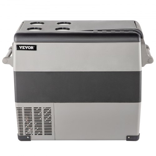 VEVOR Auto Koelkast Compressor, 220 V 45 W Auto Koelkast Mini, 55 L Mini Koelkast, met Batterij Beschermingssysteem en 2 Stroomkabels, veel Gebruikt veel Plaatsen, Boot, Vrachtwagen, Auto enzovoort