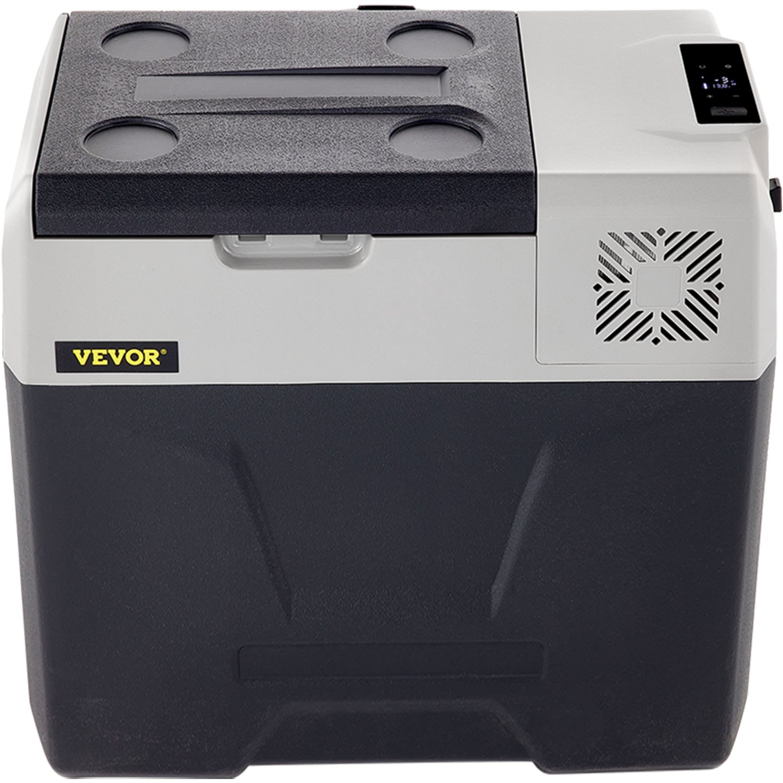 VEVOR Auto Koelkast Compressor, 50L 220V Auto Koelkast Mini, 22,4 x 14,5 x 21,2 inch Mini Koelkast, met Efficiënte Koeling, Scherm met Digitale Bedieningspaneel, Ideaal voor Gebruik Binnen en Buiten