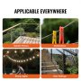 VEVOR staalkabel draadkabel draad 304 roestvrij staal Ф1.59mmx20.2m 2kN 7x7strands