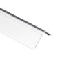 VEVOR Muurhoekbeschermers, 25 x 25 x 1217 mm, 10-pack hoekprofiel, hoekbeschermers van roestvrij staal, muurbeschermer, met 3M-plakband, hoek van 90 graden, ideaal voor thuis, op kantoor en in openbare ruimtes