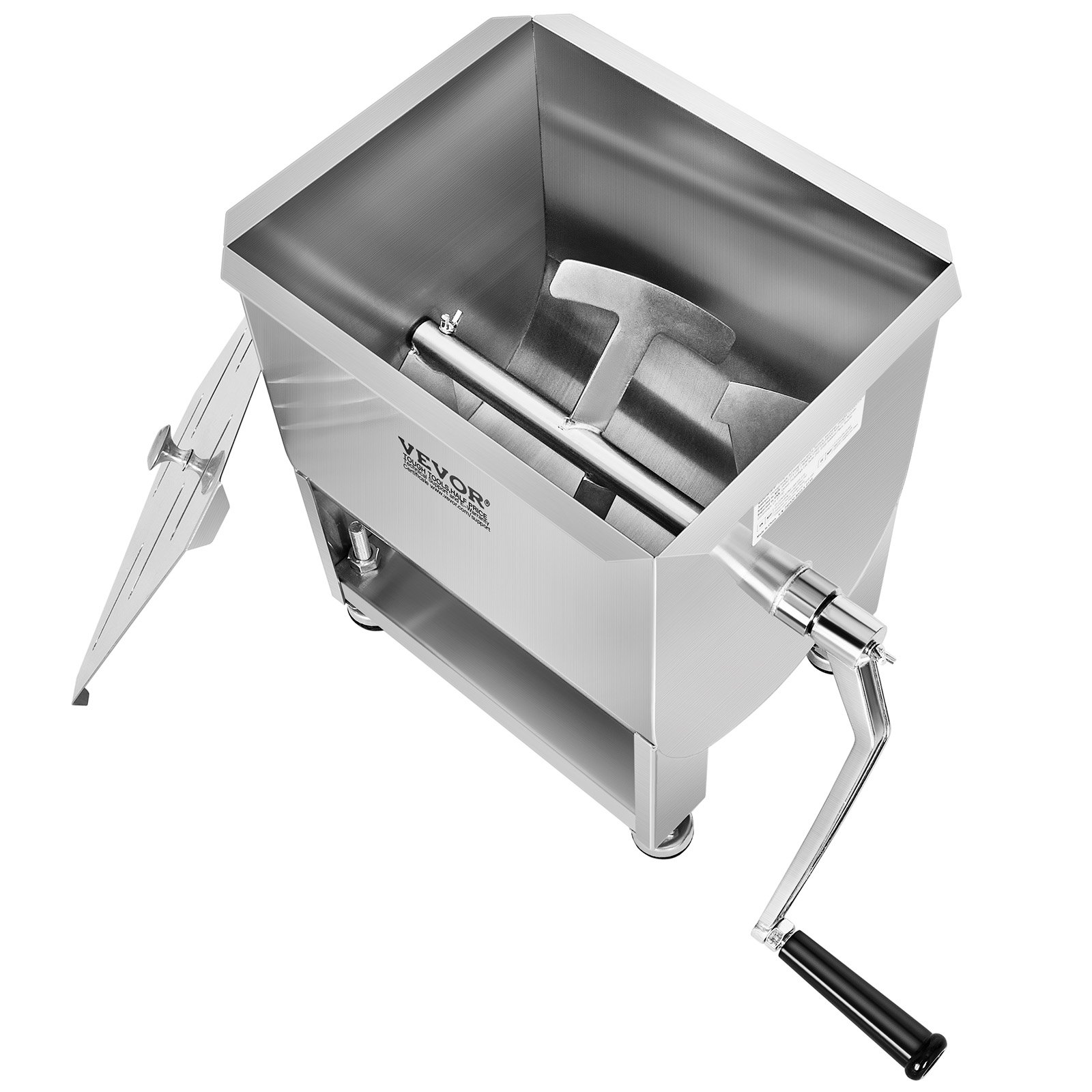 VEVOR 10L handmatige vleesmixer worst handmixer machine roestvrij staal