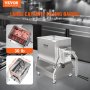 VEVOR meat mixer with large capacity tilting barrel, 30 lb, shown in a commercial kitchen.