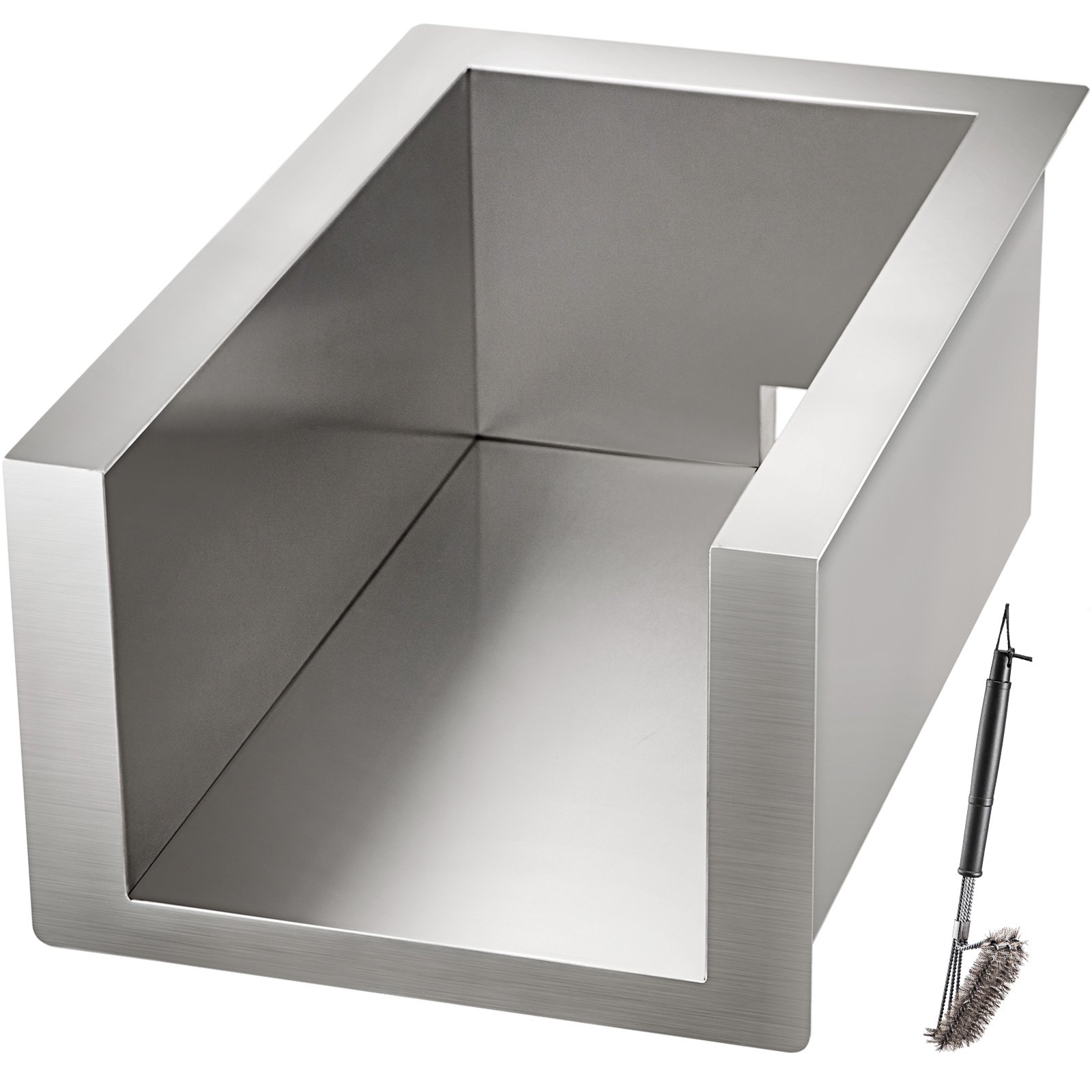 Vevor Ingebouwde Barbecue Basis Buitenkeuken Onderstel Rvs 2 Branders 14.5"x23"