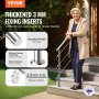 VEVOR 47.2in Handrails for Outdoor Steps 3 Crossbars Staircase for Porch Deck