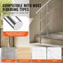 VEVOR 31.5in Handrails for Outdoor Steps 2 Crossbars Staircase for Porch Deck