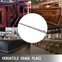 VEVOR Voetsteun Bar Voetrail Set, 7ft 2.1m Bar Voetrail Kit, Gemaakt van Roestvrij Staal, Wandgemonteerde Voetsteun, Voetsteun, Eenvoudig schoon te maken en te installeren, voor Pubs Bars Restaurants, etc.