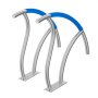 VEVOR Pool Handrail, 2 PCS 30x30 in Pool Railing, Stainless Steel with Base Plate for Indoor/Outdoor Pools,Swimming Pool Safety Railing for Decks,Rust-Proof Grab Bar w/ Grip Cover&Accessories for Spas