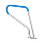 VEVOR Pool Handrail, 39 x 32 inch Pool Railing, Stainless Steel with Base Plate for Indoor/Outdoor Pools,Swimming Pool Safety Railing for Decks,Rust-Proof Grab Bar w/ Grip Cover&Accessories for Spas