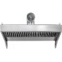 VEVOR Afzuigkap Recirculatie, Afvoerlucht/Circulatielucht Afzuigkappen, Aluminium Vetfilter Wandmontage, Roestvrij Staal en Aluminiumfolie, Aluminium Vetfilter Wandafzuigkap, Gewicht 43 kg/95 lb