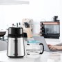 VEVOR Water Distiller Distiller, 4 L Purified Water Cleaner Filter, 750 W Distilled Water Maker, Stainless Steel Interior Distiller Water Silver Household 1 L Water per Hour.