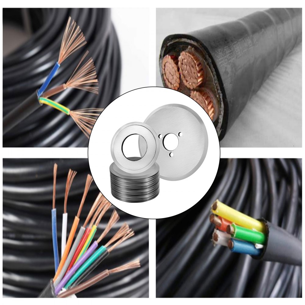 Vevor Reservemessenset Van Stripmachine Messenset Draadstripper 14 + 1 Pakken