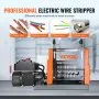 VEVOR Kabelstripmachine Elektrisch φ1.5-25mm Kabelstripmachine 60W Stripmachine 7 Stripkanalen Draadstripper 65Mn Veerstalen mes Ideaal voor het strippen van koperdraad