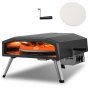 VEVOR 13" Outdoor Pizza Oven Portable Gas Oven Iron Spray Foldable for Camping