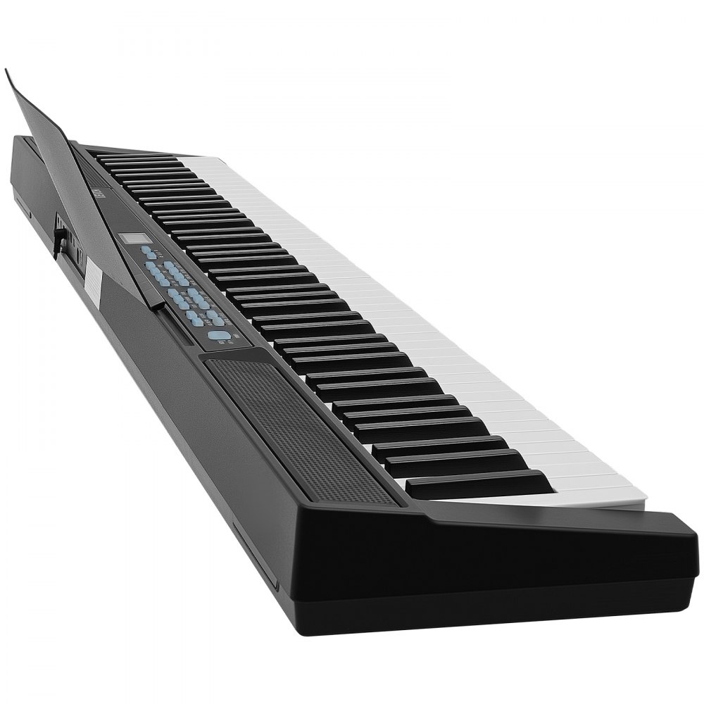 VEVOR Digitale Piano 88 toetsen, semi-gewogen, elektrisch keyboard, geschikt voor beginners en gevorderden, 128 klanken en ritmes, HiFi stereoluidsprekers, pedaal, lessenaar, USB/MIDI