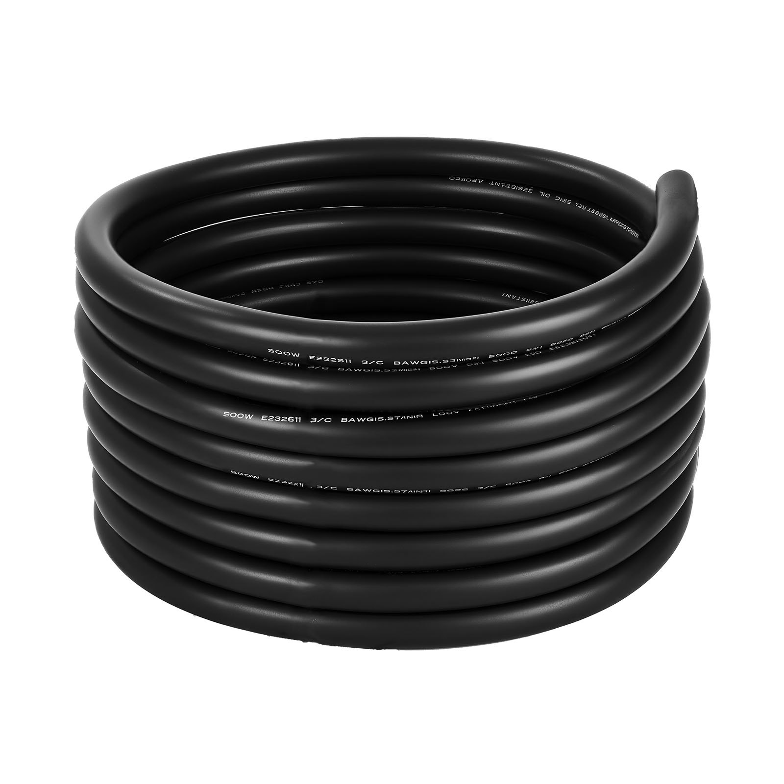 VEVOR 7,62m 6AWG (16 mm²) elektrische kabel, stroomkabel, koperen verlengkabel, draad 600V