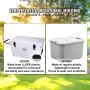 VEVOR passieve koelbox ijsbox 65 qt, Monbile geïsoleerde koelbox Camping Thermobox 40-45 blikjes, campingbox koelkast met flesopener, isolatie koelbox draagbaar, ijskistkoeler multifunctioneel