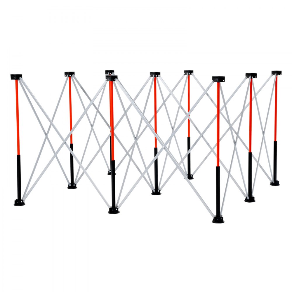 VEVOR Portable Folding Workstand, 1264 x 1264 mm Collapsible Workbench, 1589 kg Weight Capacity, No Assembly Foldable Work Stand with Storage Bag, Table Top NOT Included, for Garage Workshop Outdoor