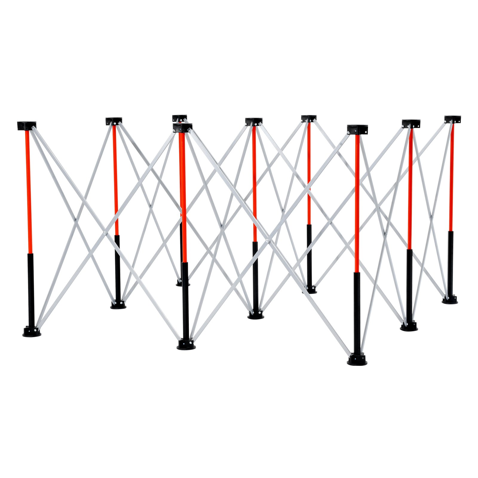 VEVOR Portable Folding Workstand, 1264 x 1264 mm Collapsible Workbench, 1589 kg Weight Capacity, No Assembly Foldable Work Stand with Storage Bag, Table Top NOT Included, for Garage Workshop Outdoor