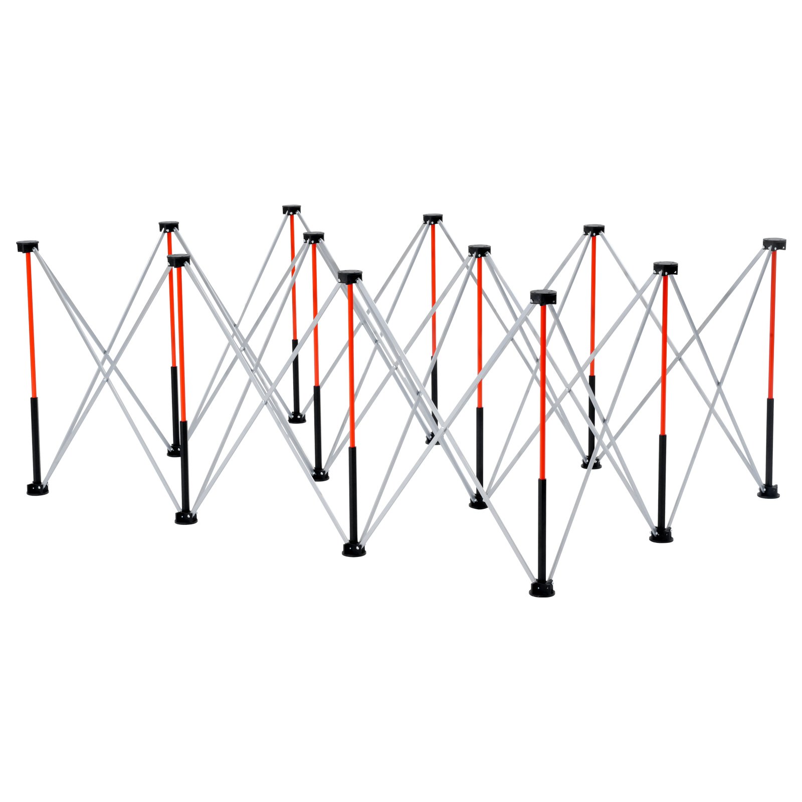 VEVOR Portable Folding Workstand, 1865 x 1261 mm Collapsible Workbench, 2041 kg Weight Capacity, No Assembly Foldable Work Stand with Storage Bag, Table Top NOT Included, for Garage Workshop Outdoor