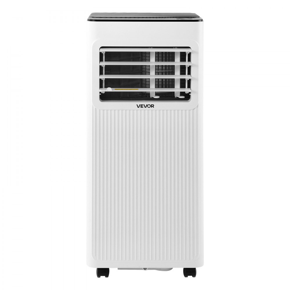 VEVOR Portable Air Conditioner, 9000 BTU 2.6kW 3-in-1 Standing Cooling Ac Unit, LED Touch Panel & Remote Control, 24h Timer, Cooling/Dehumidifier/Fan Mode for Room Indoor, White, Energy Efficiency: A