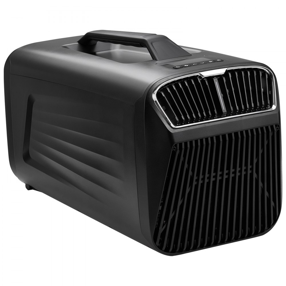 VEVOR draagbare airconditioner, 4000 BTU, 3-snelheden airconditioner met 24-uurs timer, koeler, instelbaar van 16-30 °C, AC/DC-compatibel, gebruik op de camping, in de camper of thuis, 540 x 300 x 350 mm