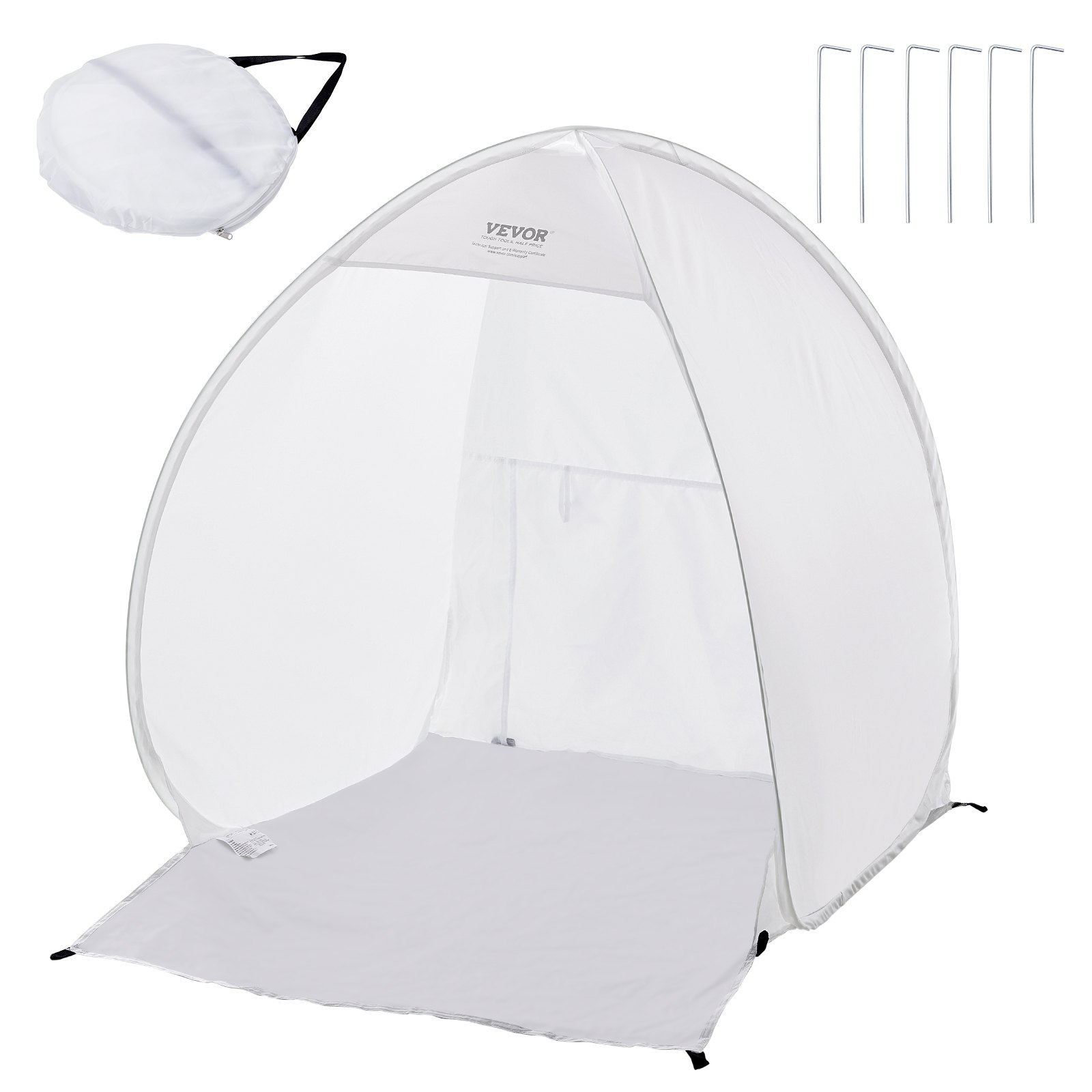 VEVOR Spuitverf Tent, 40 x 35 x 40 inch, Draagbare Pop-Up Spuitverf Tent met Ingebouwde Vloer, Afzuigkap en Opbergtas, Opvouwbare Spuitcabine voor Meubels, DIY Hobby Gereedschap Verfstation