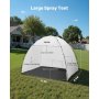 VEVOR Portable Paint Booth Tent, 91.7 x 67.7 x 74.8 inch Painting Tent Station, Spray Shelter with Built-in Floor & Mesh Screen, Large Space, Oxford Spray Painting Tents for Cupboard, Chairs, Tables