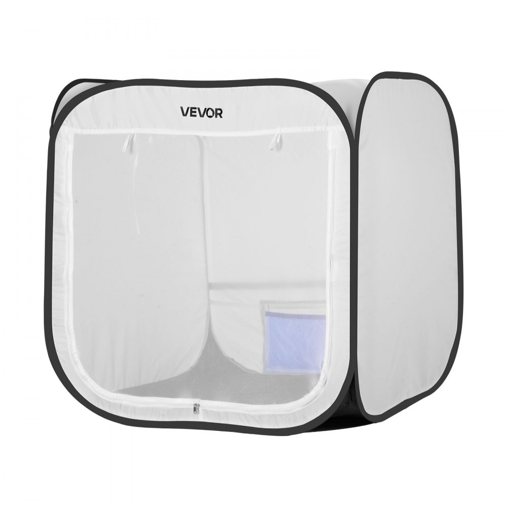 VEVOR Draagbare spuitcabinetent (72x72,5x5 cm werkoppervlak) Pop-up spuitcabinetent voor spuitverven, waterdichte spuitcabine voor kleine modellen, sculpturen, vazen, fotolijsten, pop-upontwerp