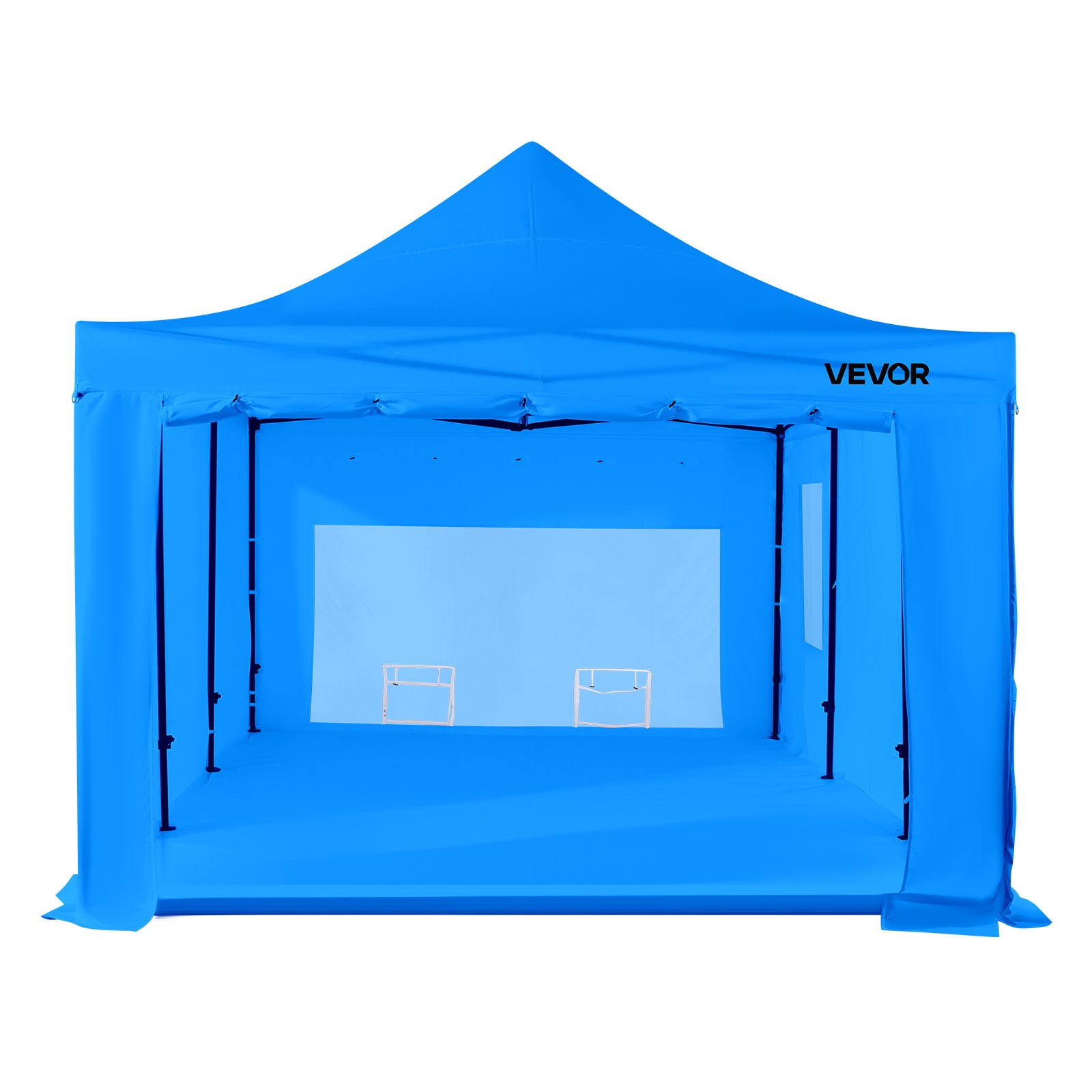 VEVOR Portable Paint Booth Tent, 231.1 x 156.7 x 70.08 inch Portable Garage Spray Tent, Waterproof Spray Booth with Foldable Frame Design & 4 Mesh Side Windows for Auto Parts, Furniture, Car Painting
