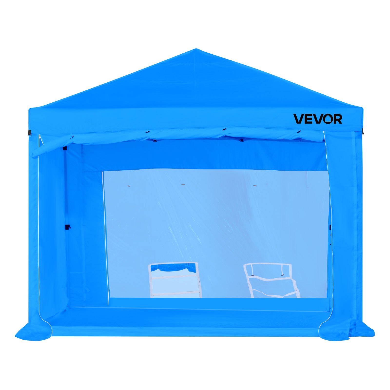 VEVOR Portable Paint Booth Tent, 115.35 x 115.35 x 71.26 inch Portable Garage Spray Tent, Waterproof Spray Booth with Foldable Frame Design & 2 Mesh Side Windows for Auto Parts, Furniture, Motorcycle